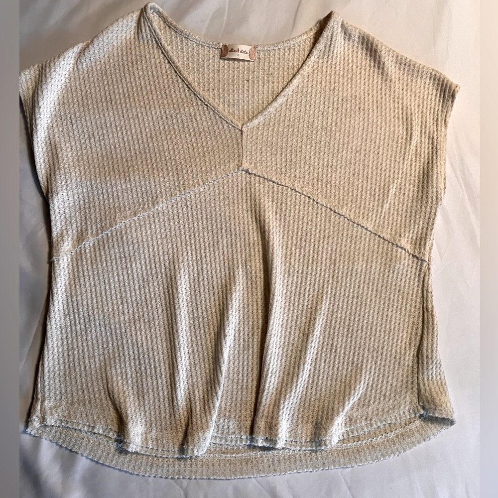 Altard state waffle knit muscle tee